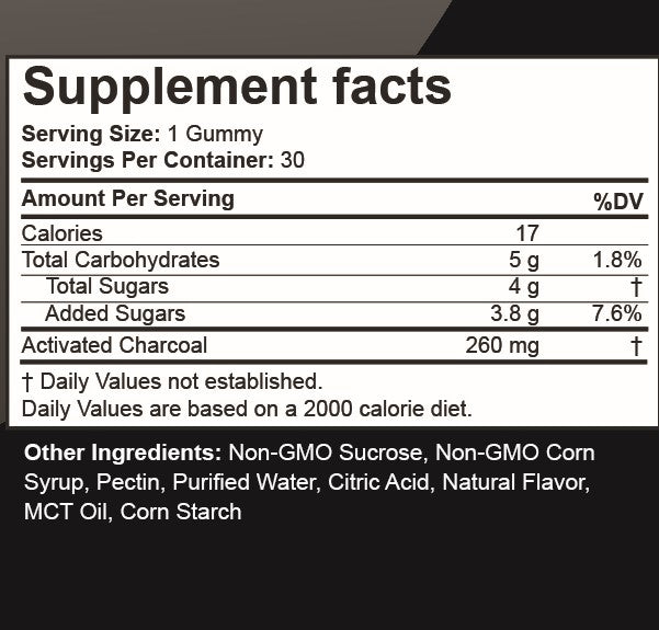 Abvite, Activated Charcoal, Gummies, Detox, Wellness, Health, Natural, Cleanse, Delicious, Daily Routine
